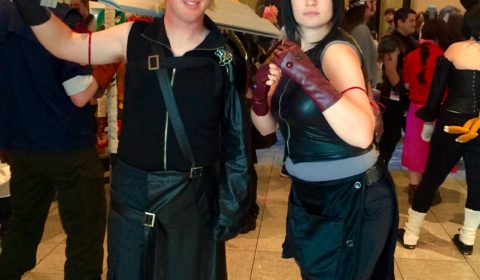 Tifa and Cloud Advent Children cosplay